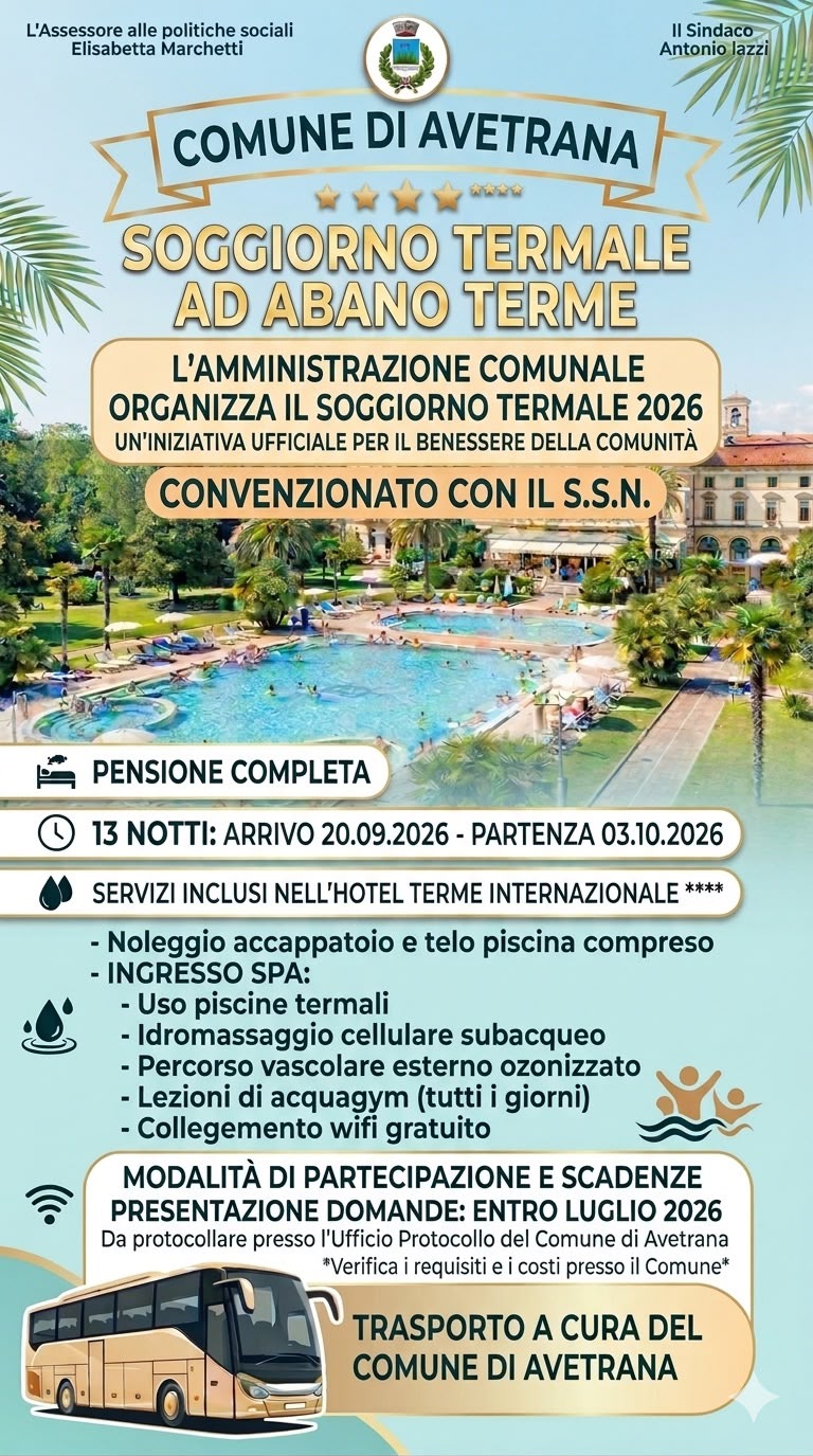Soggiorno termale 2026